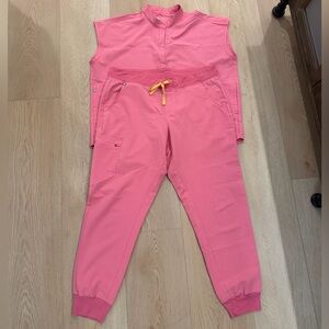 FIGS SCRUB SET Lrg Top XL Pant Jogger